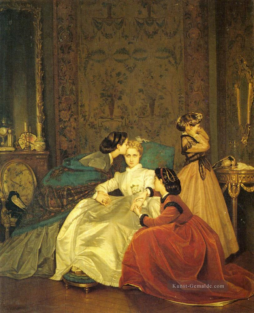 The Reluctant Bride Frau Auguste Toulmouche Ölgemälde